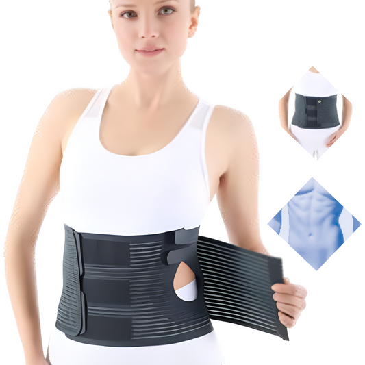 Elastic colostomy corset